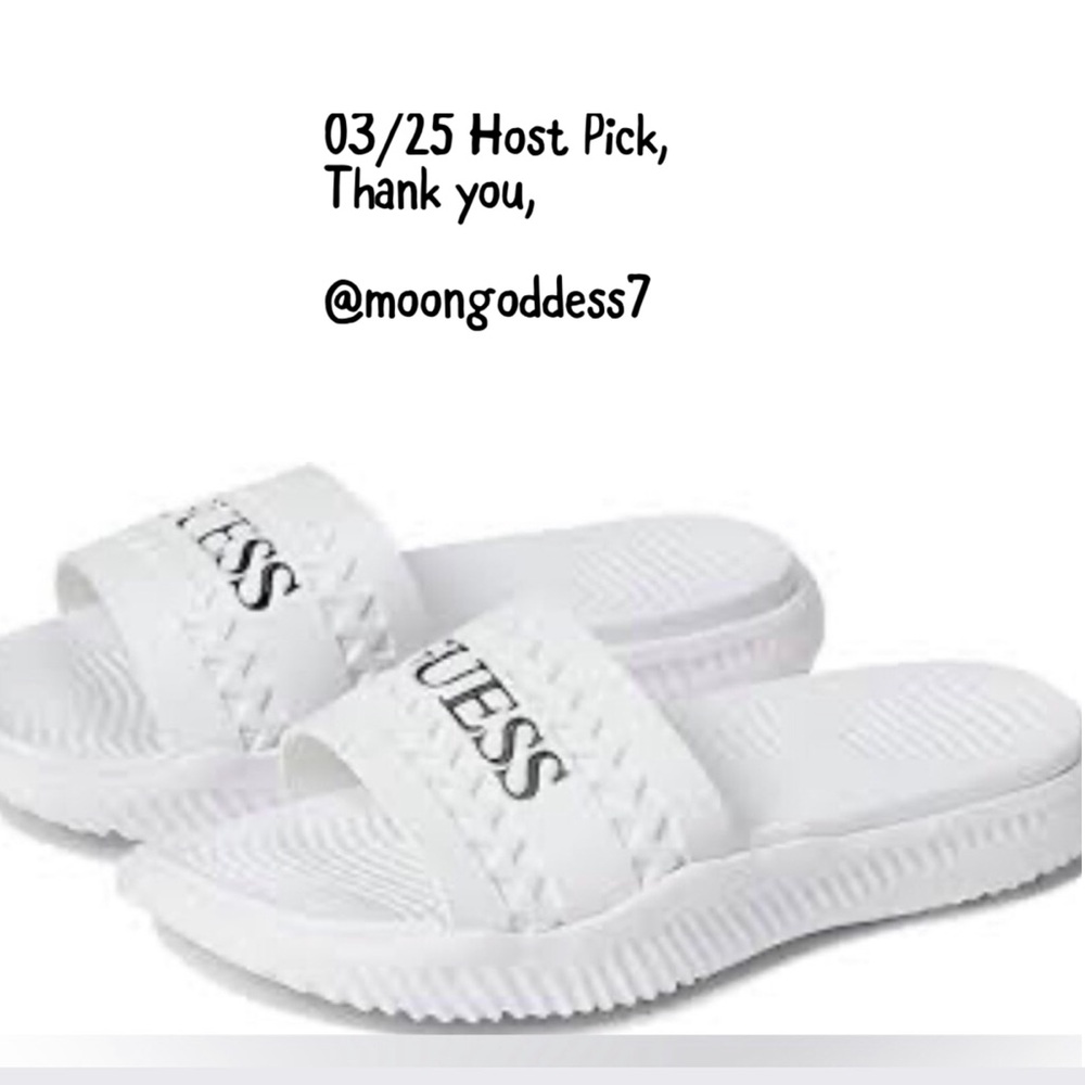 Guess Kreme  pool side Slides  size 10 Men’s  Excellent condition